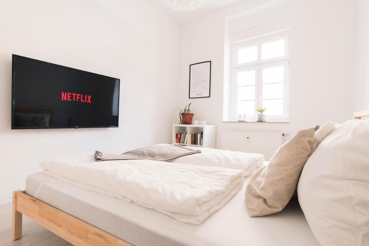 Gemutliche 45M² Wohnung Mit Netflix & Disney+ Erfurt Kültér fotó